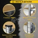 Стеллаж 180X90X40см 4 полки нагрузка 175кг/полку, 4P StrongShelf оцинкованный - изображение 6