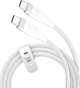 Кабель J5create USB 2.0 480Mbps, 60W 1.8 м (JUCX18L18W-N) - изображение 1