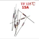 Термопредохранитель отключение TF 135 градусов 250 В 15A BF135 RY - изображение 2