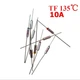 Термопредохранитель отключение TF 135 градусов 250 В 10A BF135 RY - изображение 2