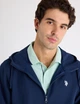 Мужская Куртка U.S. Polo Assn. Premium Surf Легкая технологичная ветровка, Water & Wind Resistant XL темно-синяя - изображение 4