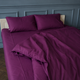 Простыня MirSon Полуторная 150х220 см 17-0978 Burgundy Бязь (2200013528081) - изображение 4