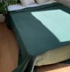 Вафельное плед покрывало LavSon 100% органический хлопок King Size 300х220 Зеленый - изображение 5
