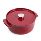 Каструля чавунна з кришкою KitchenAid 26 см 5,2 л червона (CC006060-001) - зображення 9
