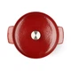Каструля чавунна з кришкою KitchenAid 26 см 5,2 л червона (CC006060-001) - зображення 10