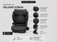 Автокрісло VELANO Forza i-Size 100–150 см, ISOFIX, grey - зображення 10