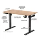 Стіл з електрорегулюванням висоти Mealux PowerDesk Lite XL Walnut (арт. EVO-202 Lite Mahogany/B) - зображення 3