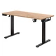 Стіл Mealux PowerDesk Duo XL Mahogany з електрорегулюванням висоти (арт. EVO-252 Duo Mahogany/B) - зображення 1