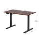 Стіл Mealux PowerDesk Lite XL Walnut (арт. EVO-202 Lite Walnut/B) - зображення 5
