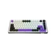 Клавиатура беспроводная Hellyberry HK75, White/Violet, Bluetooth/USB 2.4GHz/USB, механическая Hator (2000003492916) - изображение 2