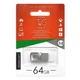 Флеш накопитель USB 64Gb Metal TG104, Silver, Type-C/USB 3.0 (TG104TC-64G3) T&G (teh0029107) - изображение 3