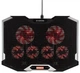 Подставка для ноутбука до 15.6" GAMING CPG-004, Black, 2x10 см/4x7 см вентиляторы 2E (teh0027934) - изображение 4