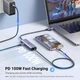 Видеокарта захвата UGREEN USB-C 2K 30Hz/1080p 60Hz с Power Delivery 100W - изображение 3