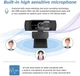 USB вебкамера Full HD 1080p з мікрофоном для комп’ютера та ноутбука - зображення 4