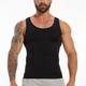 Компресійна чоловіча майка з утяжкою TaudFit, чорна, розмір 2XL-3XL - зображення 3