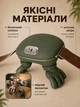 Масажер акумуляторний для шиї плечей рук ніг попереку портативний масажер з підігрівом та імітацією рук 3 режими USB-зарядка Зелений - зображення 5