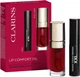 Набір декоративної косметики Clarins Lip Comfort Олія для губ 03 Cherry 7 мл + Туш для вій 3 мл (3666057416835) - зображення 1