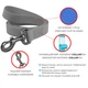 Поводок для собак WAUDOG Waterproof M Ш 20 мм Д 305 см черный (27361) - изображение 5