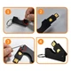 Захисний алюмінієвий чохол для ключа Yubikey 5/5C/Security Key NFC з брелком Червоний 1шт - изображение 3