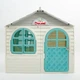 Игровой Домик со шторками Doloni Toys 02550/15 Бело-Бирюзовый - изображение 5