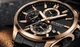 Мужские наручные часы Curren 8475 Rose Gold-Black розовое золото/черные с черным циферблатом - изображение 2