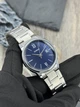 Мужские наручные часы Casio MTP-V002D-2B3 серебристые с синим циферблатом - изображение 2