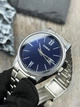 Мужские наручные часы Casio MTP-V002D-2B3 серебристые с синим циферблатом - изображение 4