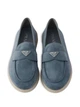 Лофери Prada Triangle Logo Suede Blue 45 - изображение 1