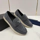 Лофери Prada Triangle Logo Suede 42 - изображение 2