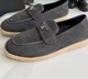 Лофери Prada Triangle Logo Suede 42 - изображение 6