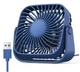USB вентилятор портативный TOPK K52, 3 скорости синий - изображение 1