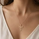 Золотая женская подвеска Феникс из красного золота 585 пробы - изображение 3