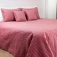 Покрывало ТЕП VELOUR Мозаика велюр двуспальное 180×240 см Розовое (57390180240) - изображение 1