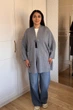Кардиган INEDIT 12089 Grey ONE SIZE - изображение 4