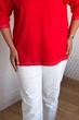 Светр INEDIT 10858 Red ONE SIZE - изображение 6