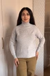 Светр INEDIT 10626 Light-Grey ONE SIZE - изображение 1
