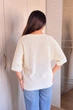 Светр INEDIT 10863 Latte ONE SIZE - изображение 3