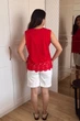 Футболка INEDIT 50052 Red ONE SIZE - зображення 7