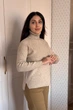 Светр INEDIT 10626 Beige ONE SIZE - зображення 2
