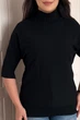 Светр INEDIT 10867 Black ONE SIZE - зображення 4