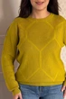 Светр INEDIT 10622 Lime ONE SIZE - изображение 4