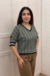 Светр INEDIT 10853-1 Green ONE SIZE - изображение 2