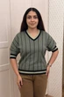 Светр INEDIT 10853-1 Green ONE SIZE - изображение 4