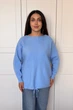 Светр INEDIT 10612 Blue ONE SIZE - зображення 4