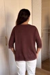 Светр INEDIT 10858 Brown ONE SIZE - изображение 3