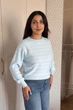 Светр INEDIT 10621 Light-Blue ONE SIZE - изображение 2