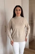 Светр INEDIT 10619 Beige ONE SIZE - изображение 1
