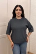 Светр INEDIT 10860 Dark-Grey ONE SIZE - изображение 1
