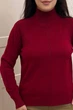 Светр INEDIT 10624 Bordo ONE SIZE - изображение 5