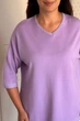 Светр INEDIT 10858 Lavender ONE SIZE - зображення 5